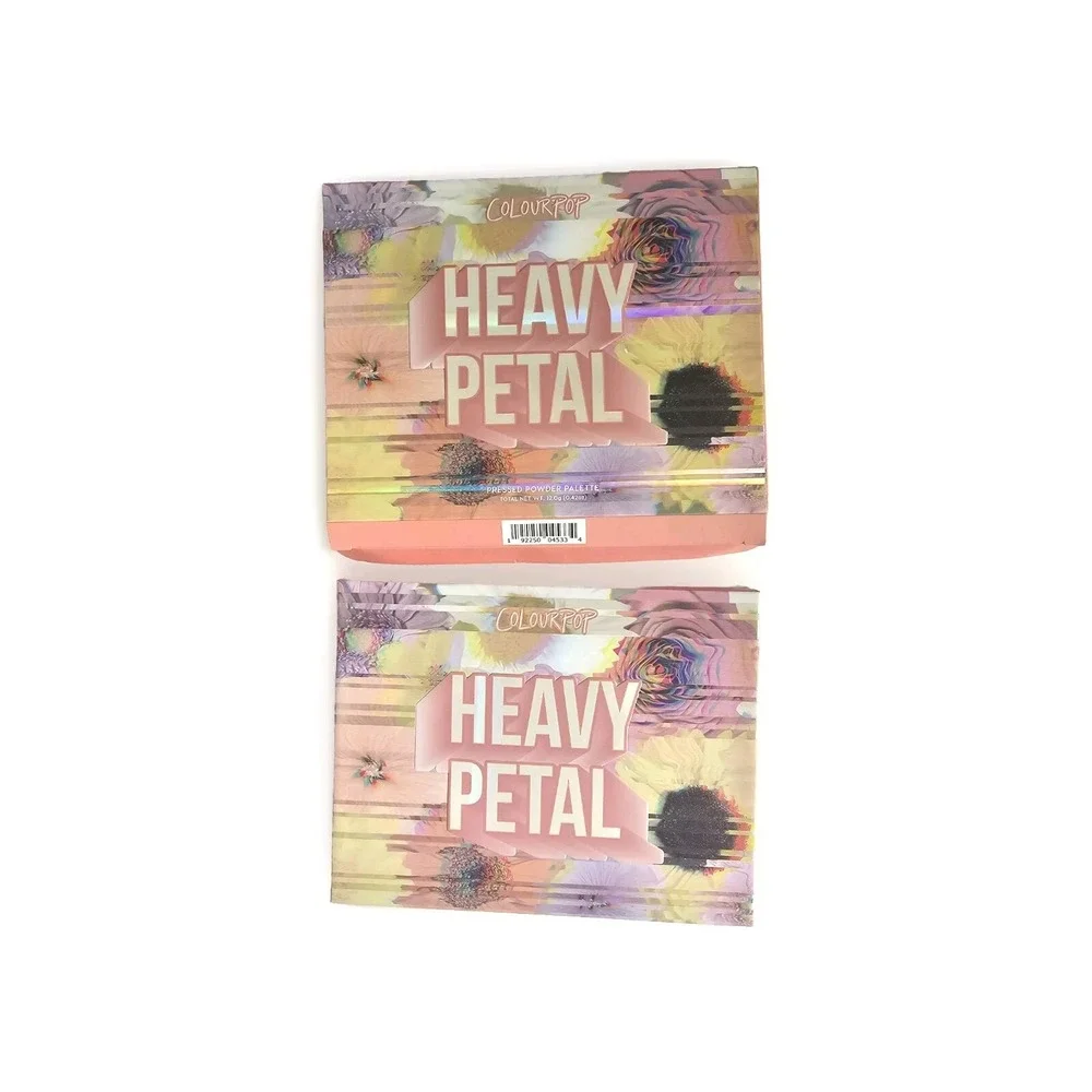 ColourPop Heavy Petal Eyeshadow Palette 12-Pan Floral Warm Tones Makeup 12g